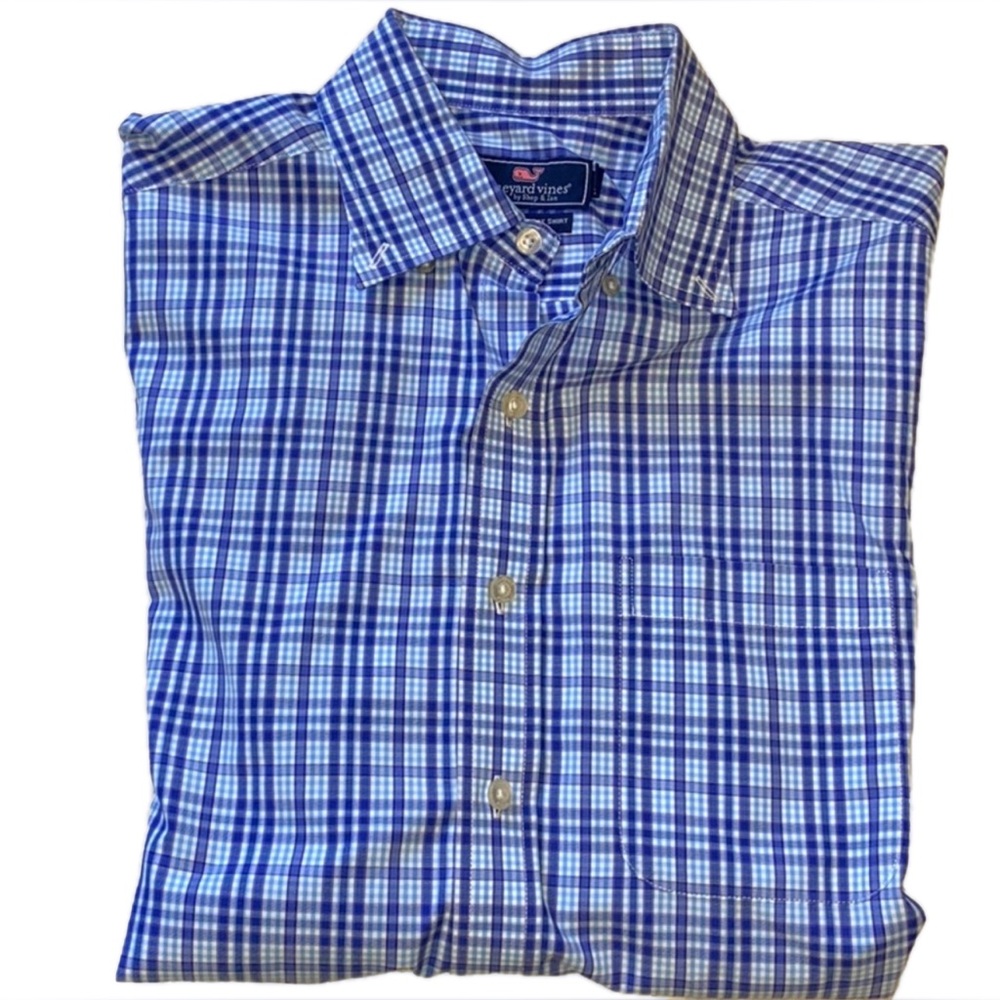 Vineyard Cines slim fit Murray button down Sz S